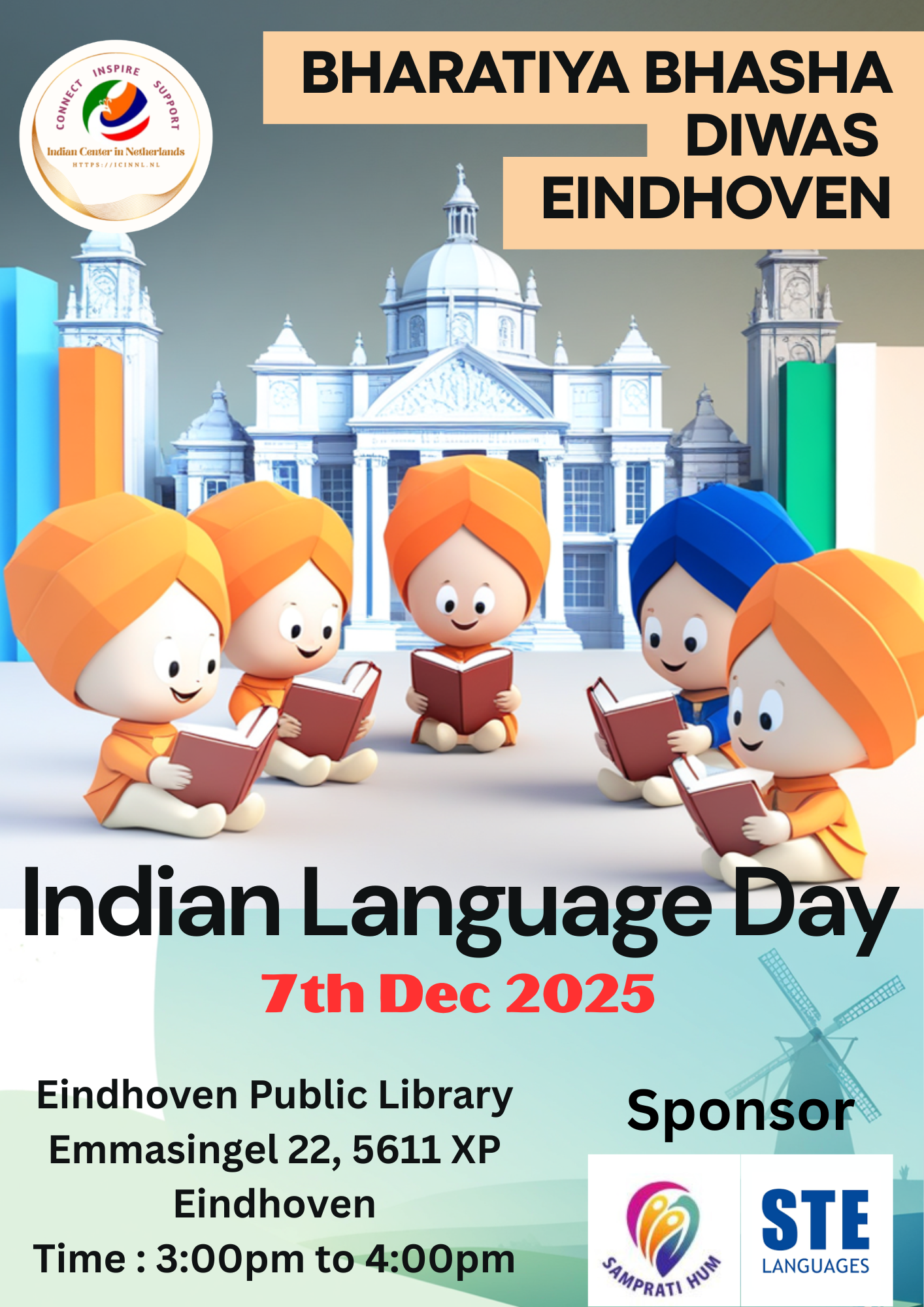Bharatiya Bhasha Diwas Eindhoven (Flyer (A4))